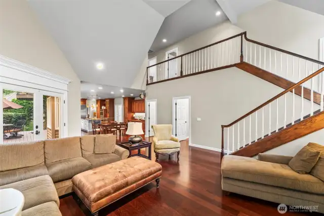 Family room to 2nd set of stairs