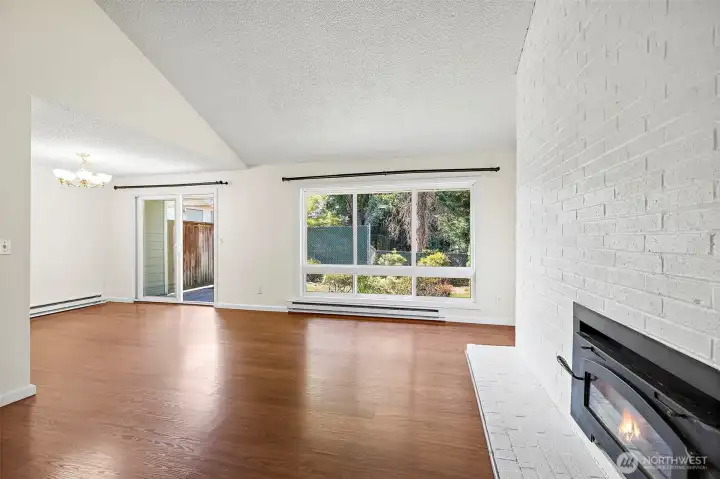 Open and bright family room.