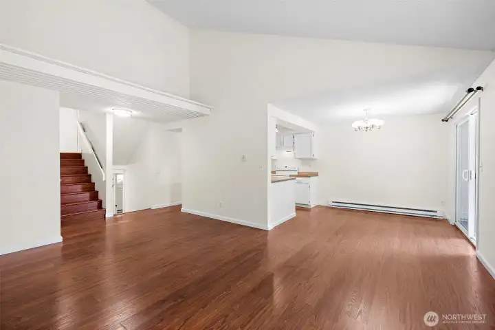 Open floor plan.
