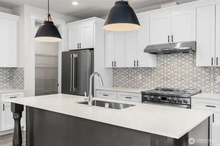 Walk in Pantry right off Kitchen