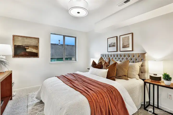 All bedrooms located on the upper levels, with 2 bedrooms on the 2nd story