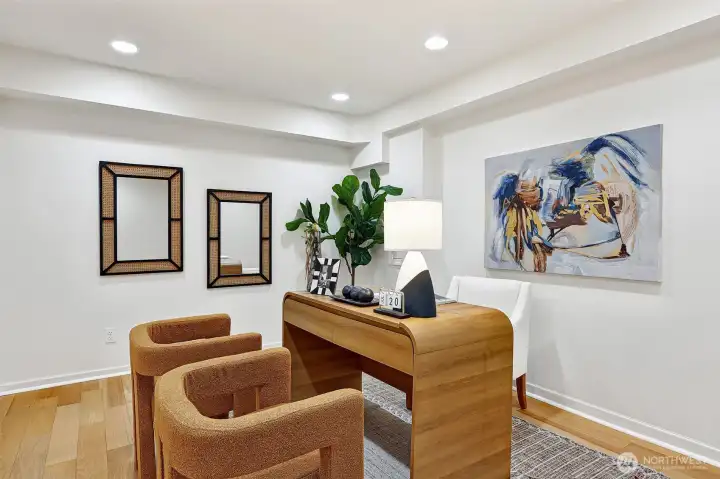 Lower Level Flex Space: office, media room, hobby space, 2nd living room, etc