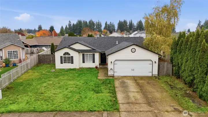 Front of house-aerial view