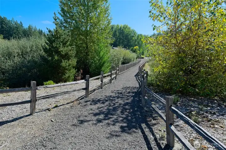 Two miles of walking trails with gorgeous landscaping at the Sterling Hills Estates Community.