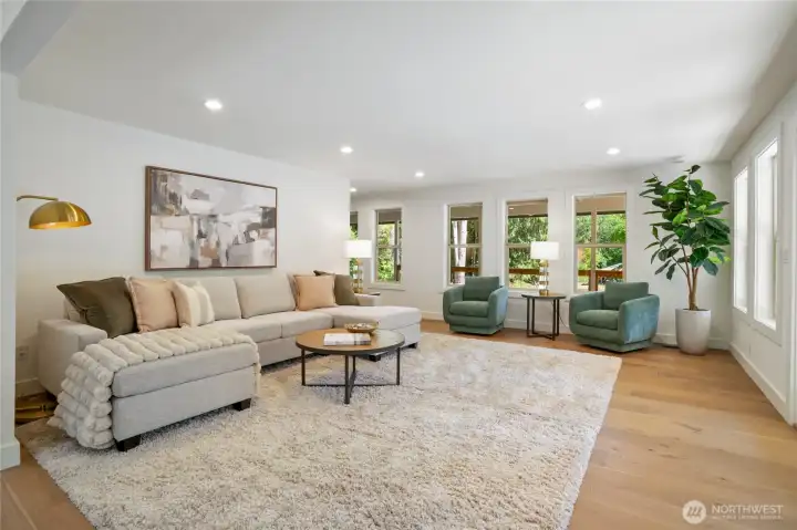 Living Room at side Entrance