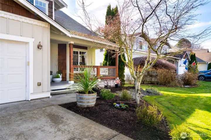 The home has great curb appeal, as you pull into the driveway it is evident this home has been loved and well maintained.