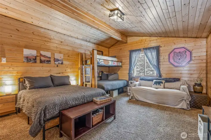 Huge Main Floor Bunk Room