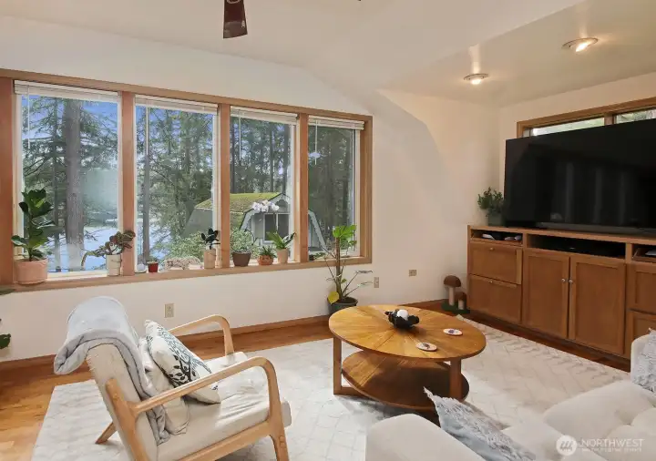 Main home. Upper-level living room.