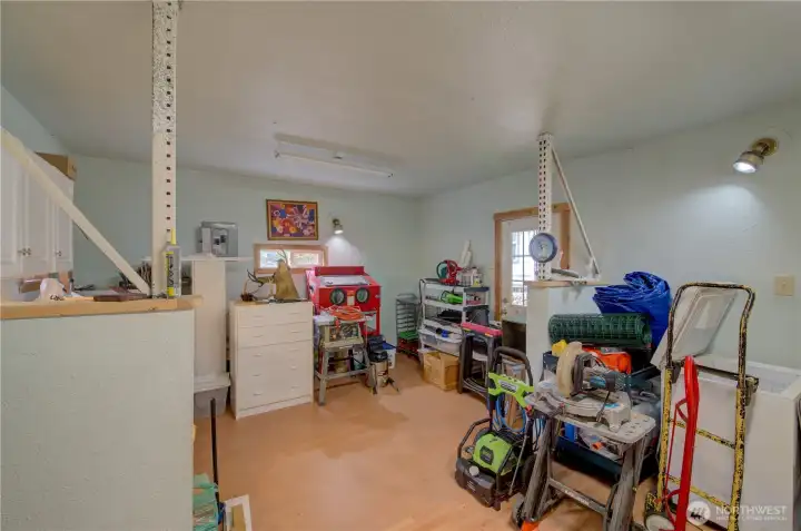 Finished Shop in Carport