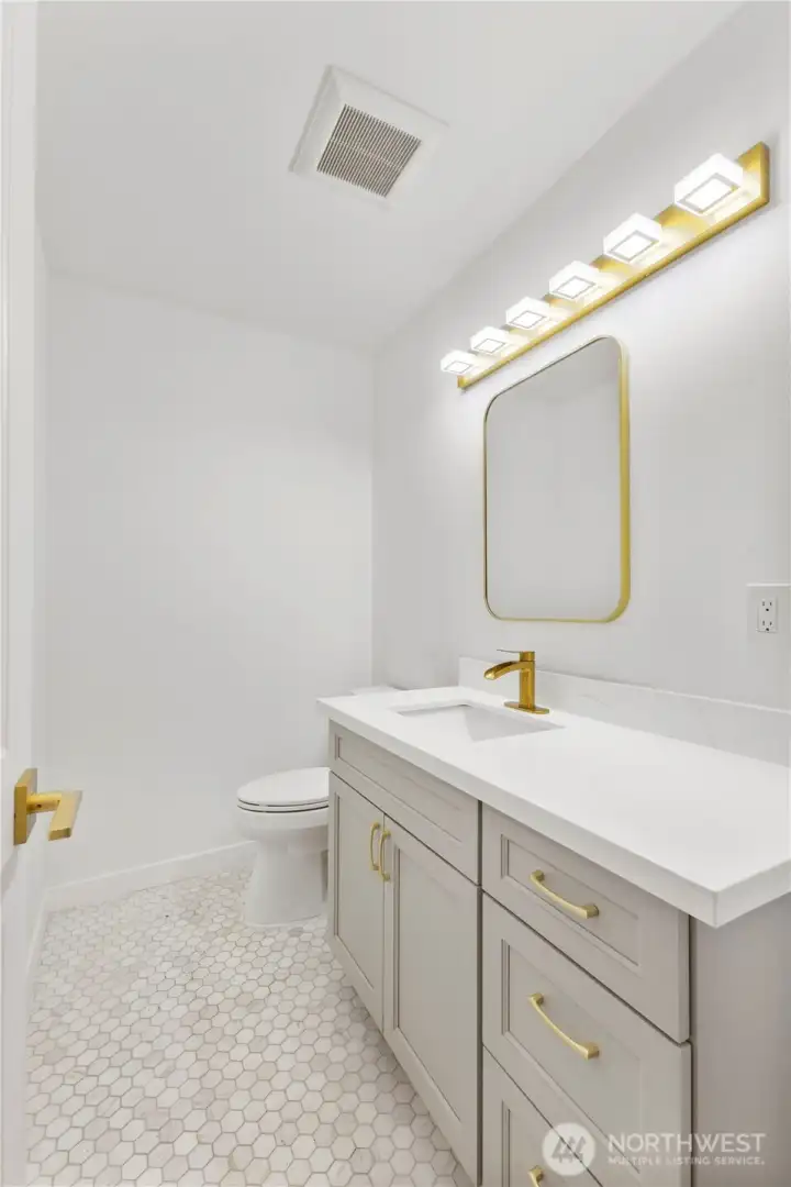 Main floor powder room