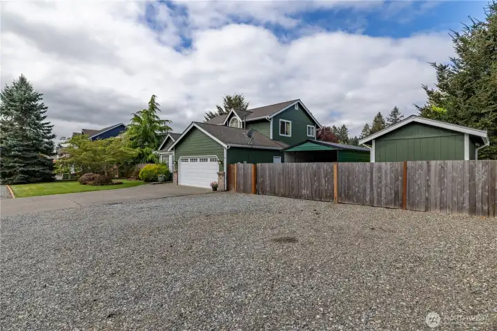 Side yard parking