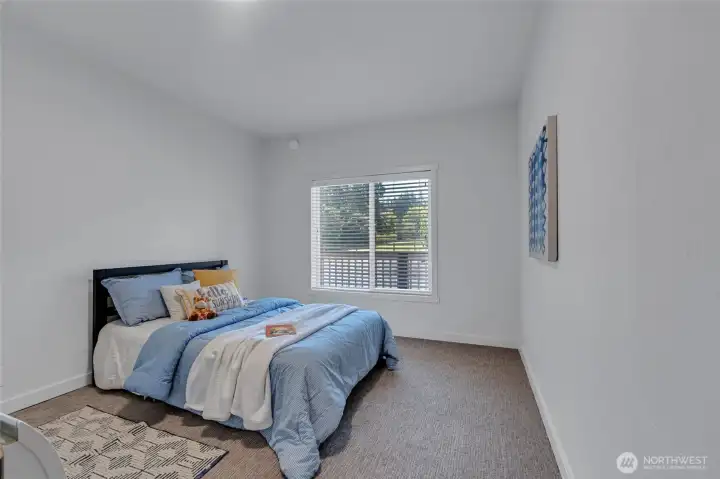 Spacious bedroom
