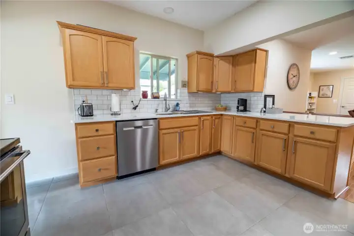 kitchen view from hallway