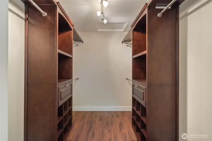 walk in closet in primary