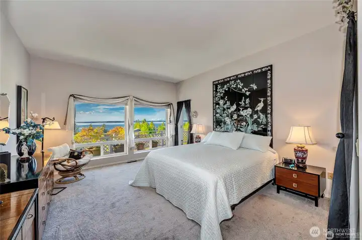 Large Master Bedroom w/Views.