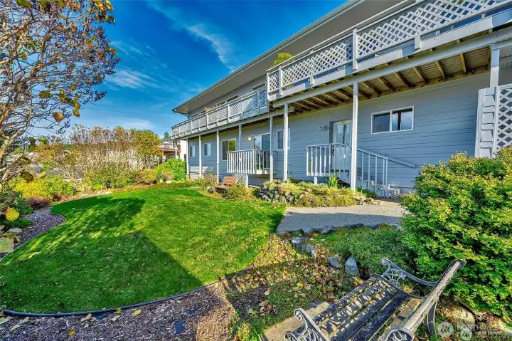Low Maintenance Backyard Area.