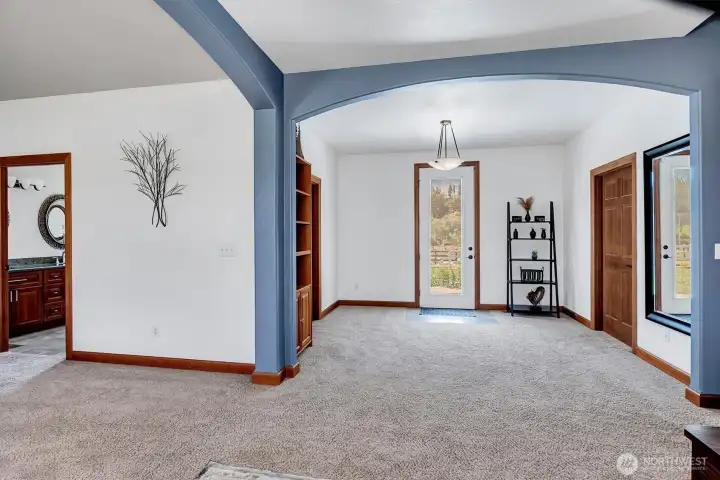 Primary Suite area big enough for Workout Area or another Office. Door on right is the Large Walk in Closet.