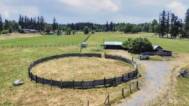 Past 2nd gate and Corral on left