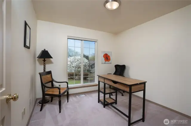 One of three bedrooms.