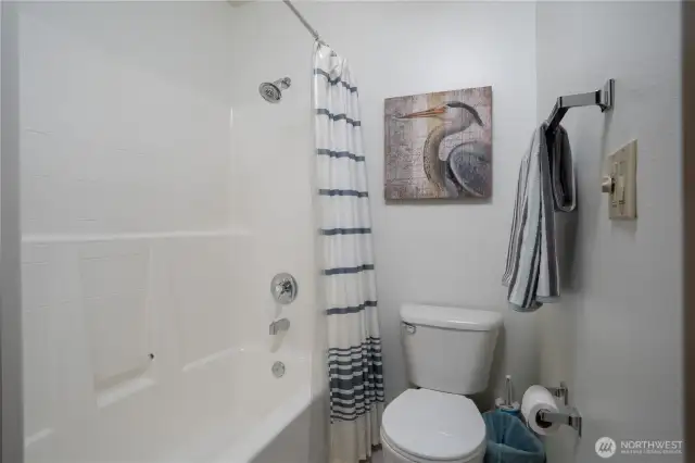 Another view of the guest bath.