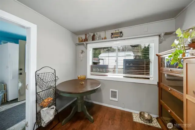 Breakfast nook.