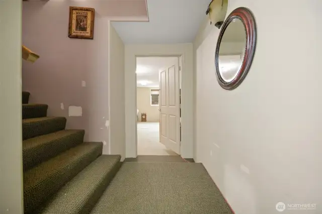 Downstairs and to the left...