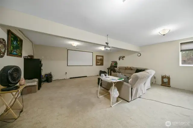 HUGE family room.