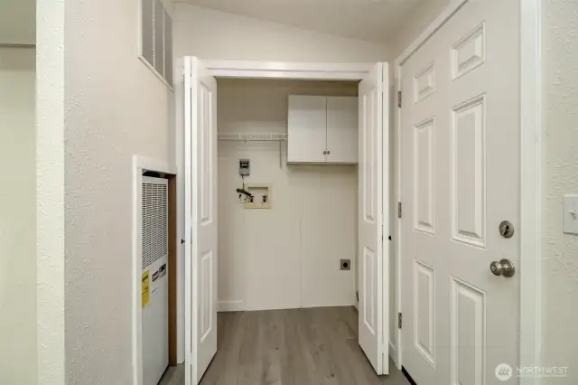 This is the laundry area.