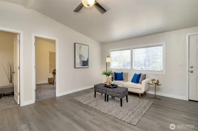 Let's look at the two bedrooms at the West side of the house.
