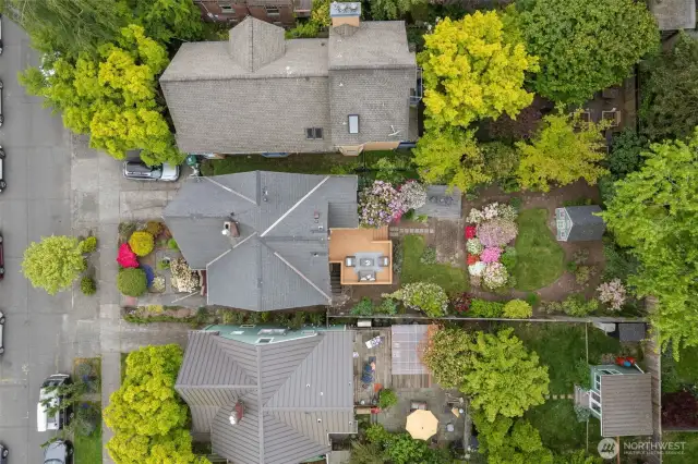 Can you find 8219 Ashworth Avenue North? Hint: it's got the most colorful garden on the block!
