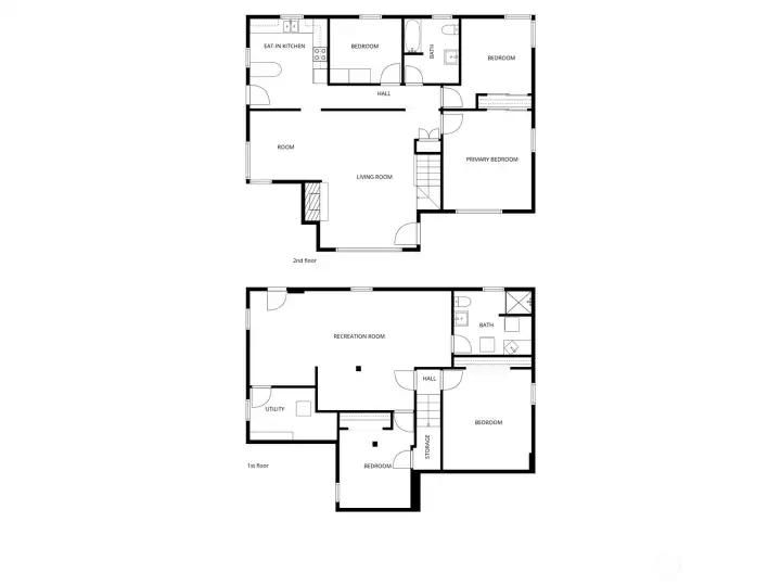 Floor plan of the home
