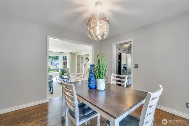 From the dining room, you’ll enjoy seamless access to both the living room and kitchen, creating an effortless flow for entertaining. The room’s versatile layout offers flexibility for everyday meals and special gatherings alike.