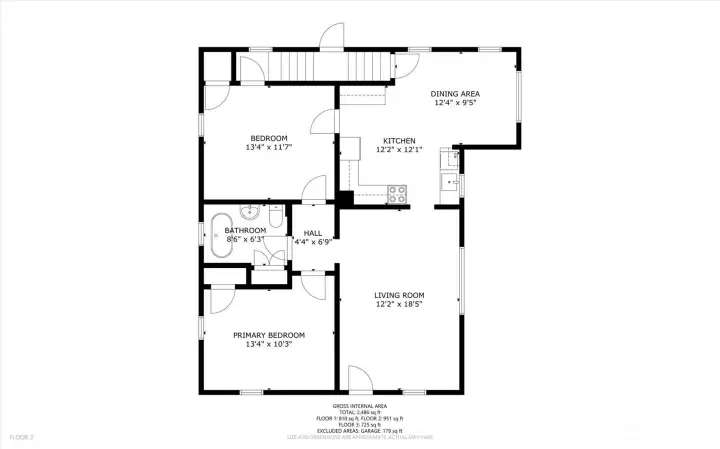 Main level floor plan. Great floor plan with seamless flow throughout!