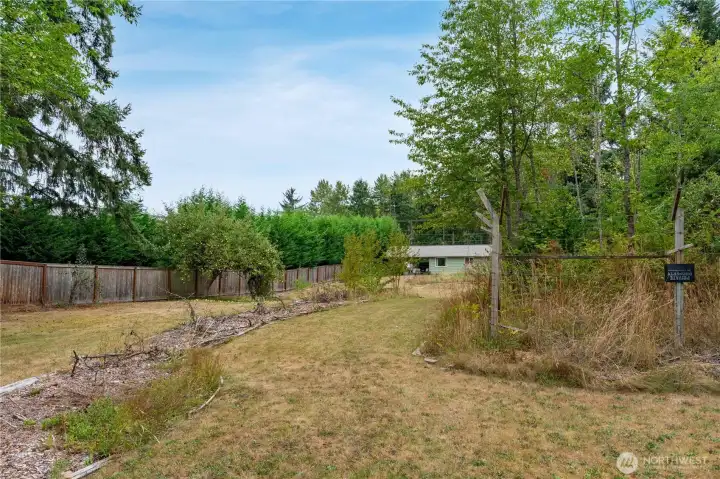 Looking back at the home. Look at all that space!