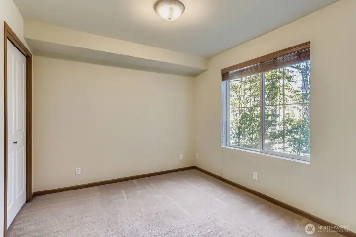 1 of 2 bedrooms located on the 2nd floor which also has a full bathroom on that level.