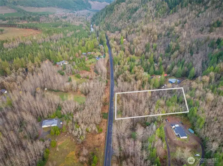 Enjoy a rare mix of seclusion, accessibility, and development potential