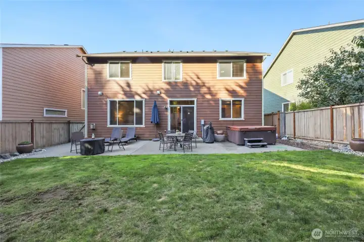Huge patio, great for entertaining