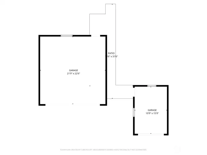 garage floor plan.