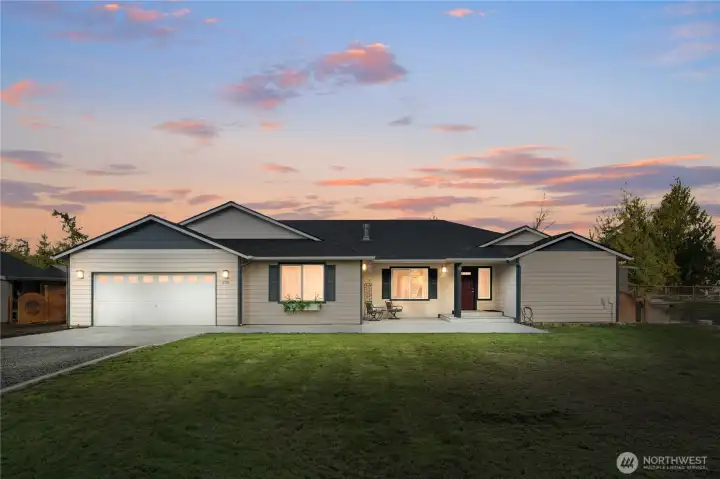 Welcome to your luxurious home and private estate situated on 3 plus amazingly developed acres in the sought-after Fishtrap community just outside Olympia. So close, yet such a pastoral and secluded paradise. This better-than-new home was custom built to include an open floor-plan with expansive spaces, private rooms for work, games, entertainment or more. It was designed with an ADU - a private apartment or 'mother-in-law' suite at one end of the home with its own private entrance. Potential income galore, multi-generational living, or your own private paradise; this home and property can make your dreams come true!