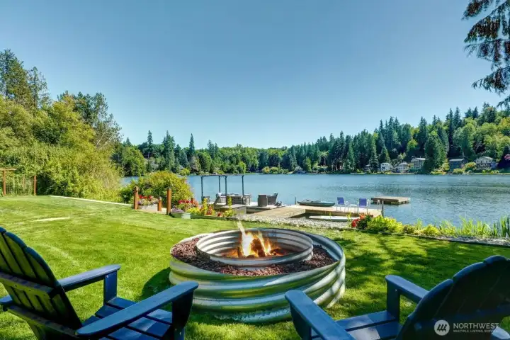 Lake Howard is beautiful, year-round.