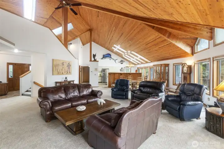 Expansive design gives the home a wonderful feel