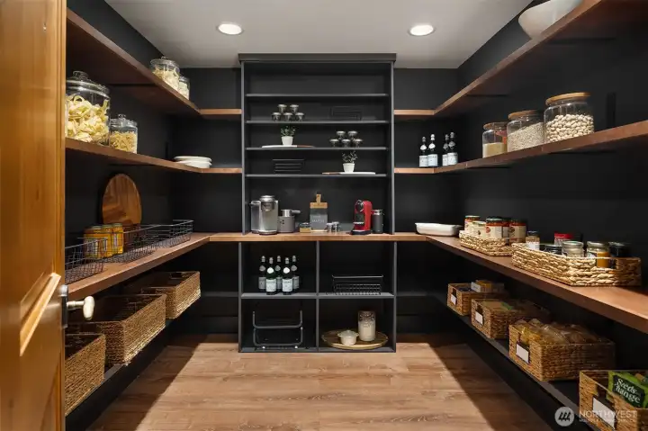 Walk-in butlers pantry, just added.