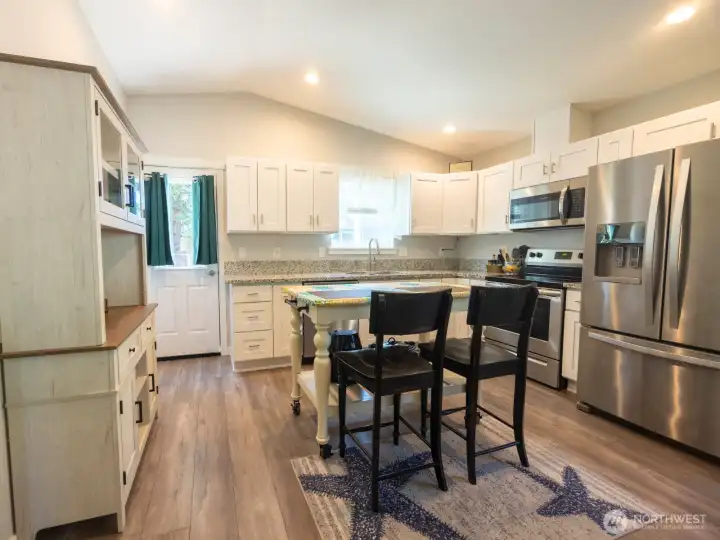 Beautiful kitchen with large island