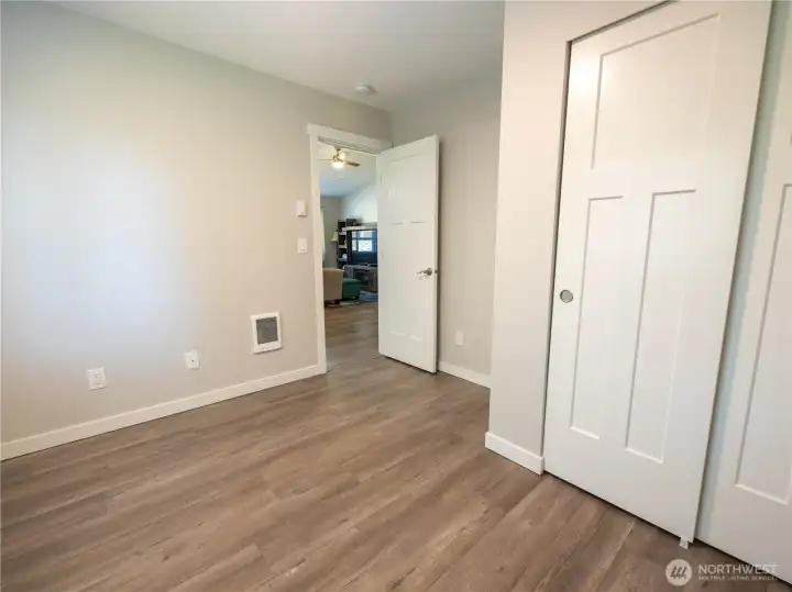 Second bedroom at the back of the house