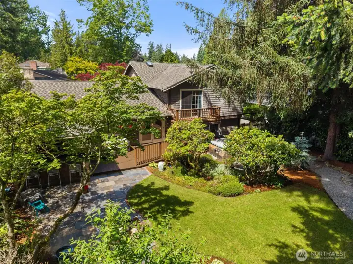 Your own park-like oasis awaits, complete with manicured grounds, towering evergreens, inviting outdoor living spaces, and exceptional privacy. Your own park-like oasis awaits, complete with manicured grounds, towering evergreens, inviting outdoor living spaces, and exceptional privacy.