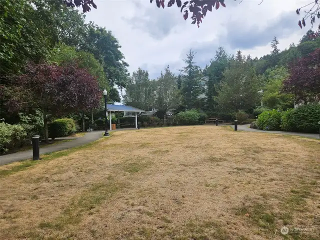 Large grassy area- relax or play!