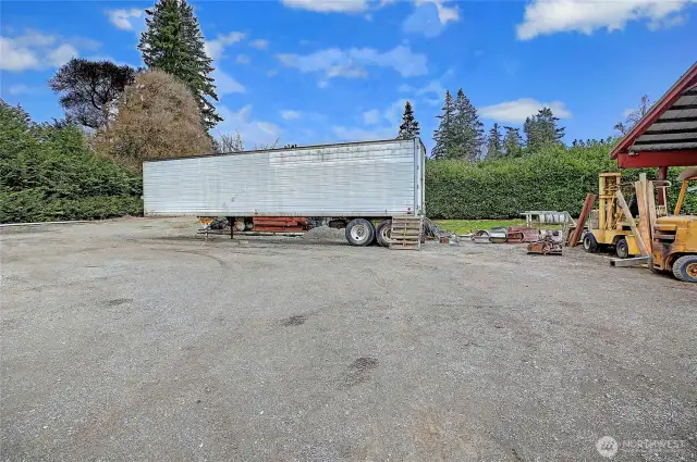 *trailer to be moved before closing*