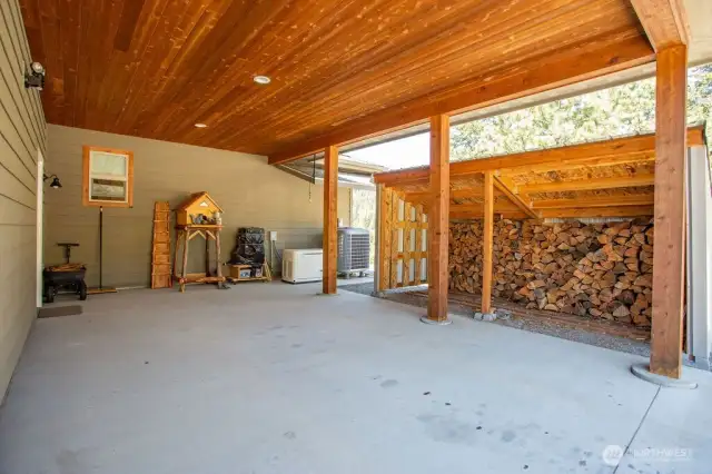 Patio-Wood Storage