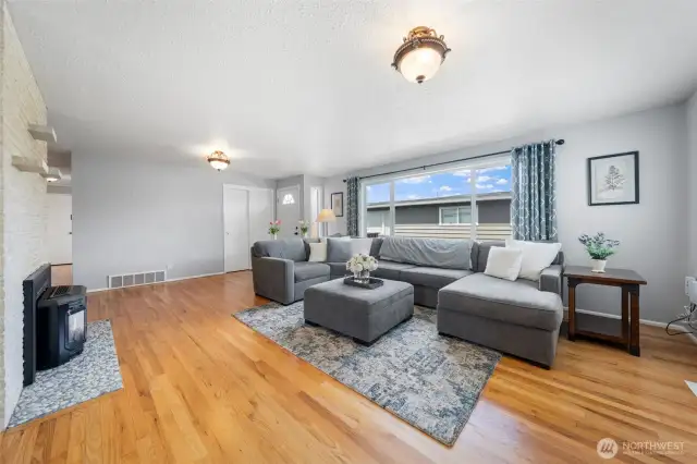 Beautiful hardwood floors.