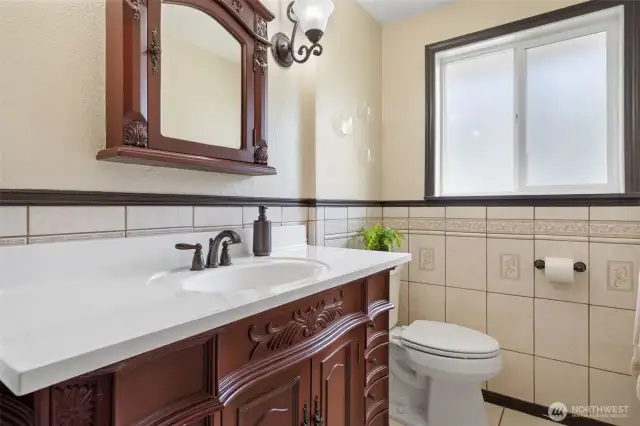 Main floor full bathroom.